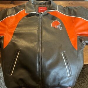 Cleveland Browns Leather Jacket